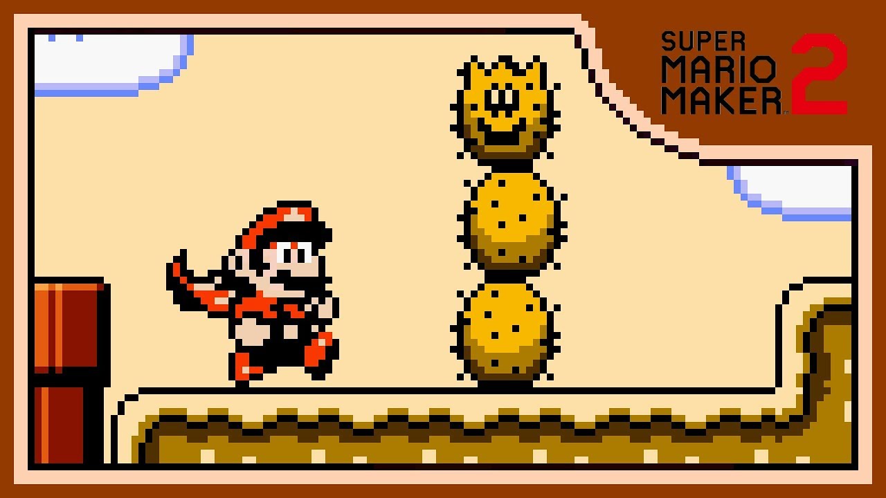 Smw Desert 8 Bit Remix Super Mario Maker 2 Youtube