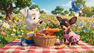 Benny Learns to Share | A Cute Friendship Story for Kids | ezi KIDS Channel