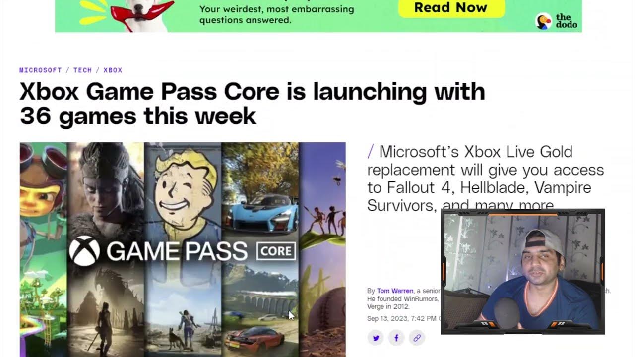 Xbox Game Pass Core officially replaces Xbox Live Gold