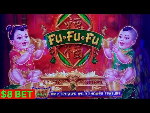 Fu-Fu-Fu Slot Machine $8 Bet Bonus Win - GREAT SESSION | Live Slot Play w/NG Slot