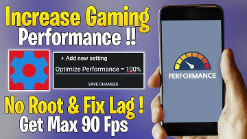 Increase Gaming Performance With SetEdit Codes ( No Root ) Optimize FPS & Fix Lag !