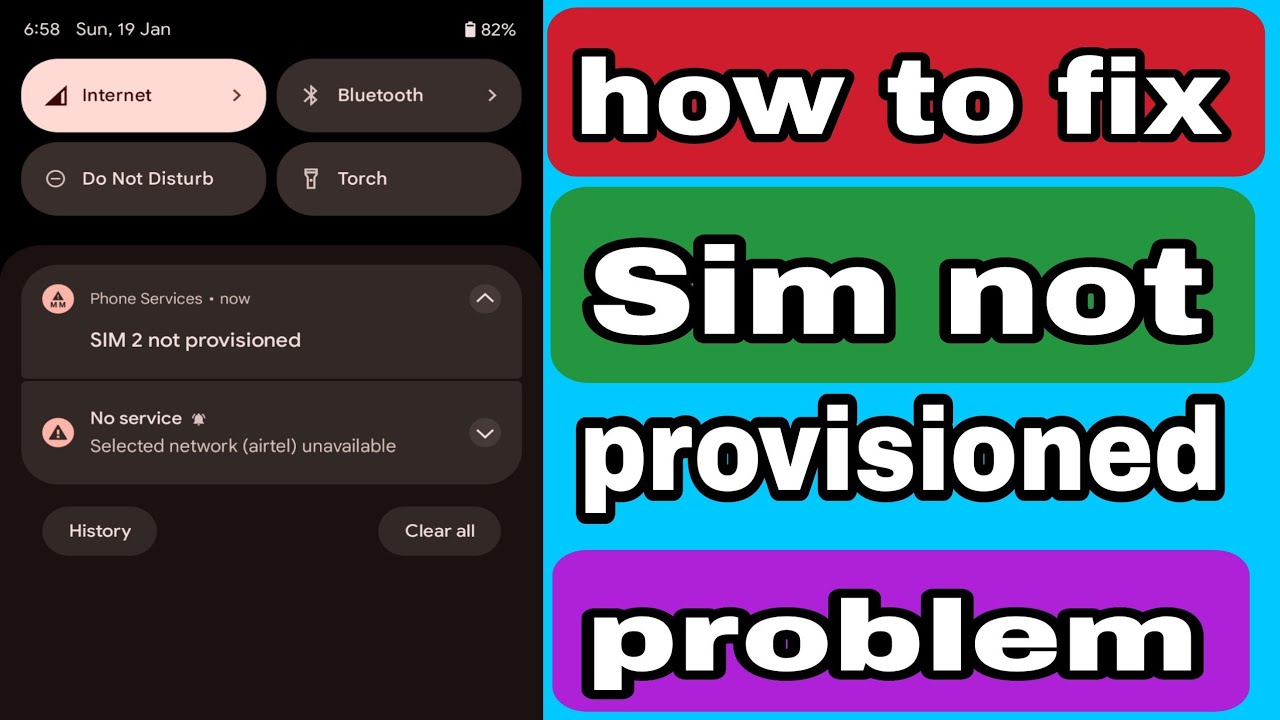 How to fix Sim not provisioned problem 2025 | Sim 2 not provisioned ...
