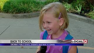 First day back to school for CPS