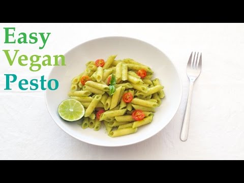 Delicious Creamy Avocado Pesto Recipe Vegan No Oil-11-08-2015