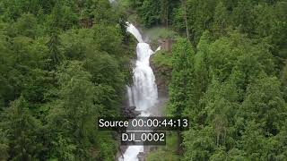 Stock: Swissness Stock Footage / Drohnen Video typisch Schweiz / Wasserfall / Nr.40