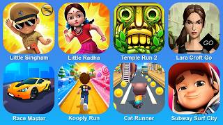Little Singham,Little Radha,Temple Run 2,Lara Croft Go,Race Master,Kooply Run,Cat Runner screenshot 4