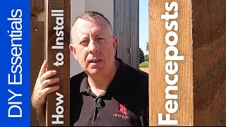 How to Dig, Set and Concrete Fence Posts screenshot 5