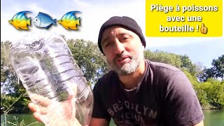 PIÈGE À POISSON AVEC UNE BOUTEILLE EN PLASTIQUE !!!