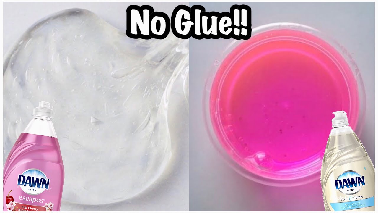 1 Ingredient No Glue Slime Recipes!! - YouTube