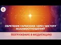 🔴 Обретение гармонии через чистоту взаимоотношений. Погружение в медитацию. Официальное видео