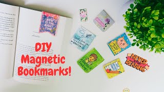 How to make DIY Magnetic Bookmarks || Make your own Fun magnetic bookmarks at home || Easy Tutorial