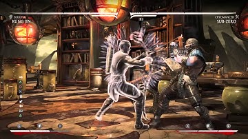 Mortal Kombat X (MKX): Kung Jin "Bojutsu" block strings and safe setups, high damage