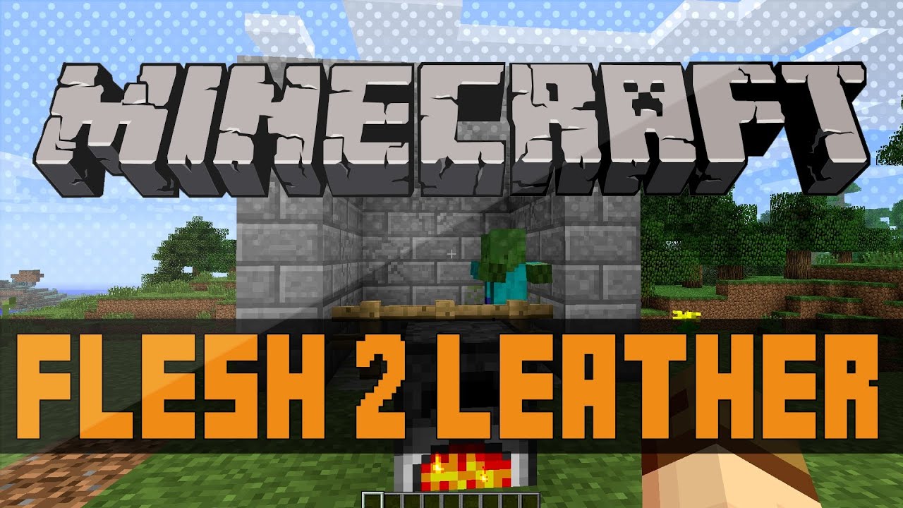 Minecraft Mods 1.4.5 - Rotten Flesh to Leather - YouTube