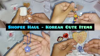 Shopee Haul Malaysia - Korean Cute Keychain & Phone Holder ( Super Cheap ) screenshot 5