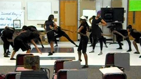 Mar-lon-g routine Run the world by Beyonce