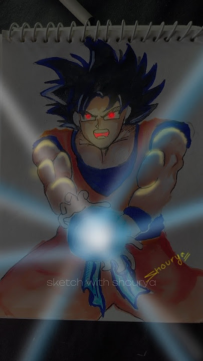 GOKU ❤️‍🔥ll dragon ball ll #shorts #anime #goku #gojo #animeart @PRASSdrawing