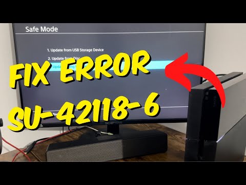 Cara Memperbaiki Kode Kesalahan PS4 SU-42118-6 - Pembaruan PS4 10.71 Perbaiki
