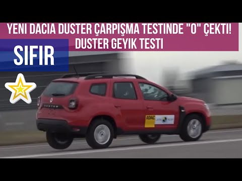 Yeni Dacia Duster Çarpışma Testinde \