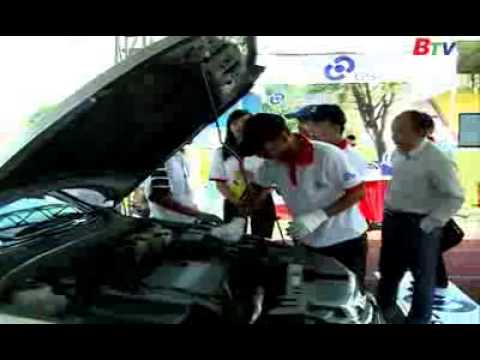 BTV Đài truyền hình Bình Dương Ngày hội chăm sóc xe tại TP  HCM 20130818 Bệnh Viện Ô Tô