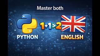 Mastering Python & English Together | Makes You Smarter 🧠 and Creates 1 + 1 Greater Than 2 Effect