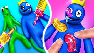 Как сделать игрушечных Rainbow Friends и Squishy гаджеты | DIY от Оки Токи