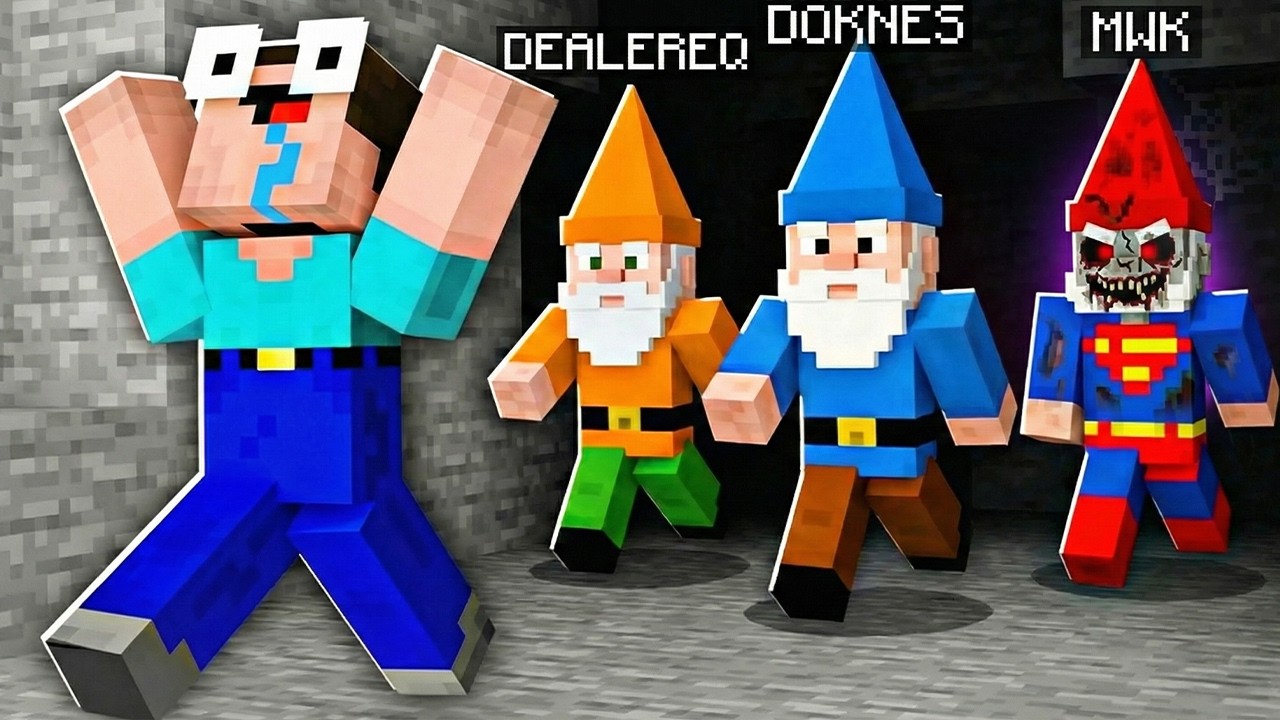 TRZY KRASNALE TROLL NA WIDZU | Minecraft Extreme