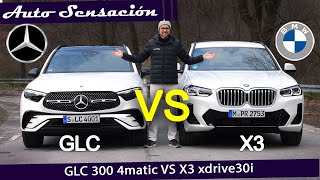 Comparativa BMW X3 xdrive30i 2023 vs Mercedes Benz GLC 300 4matic 2023 . ¿Hay un nuevo rey?