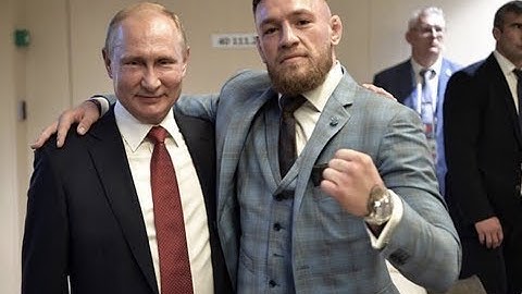 Conor McGregor meets Vladimir Putin at 2018 World Cup Final