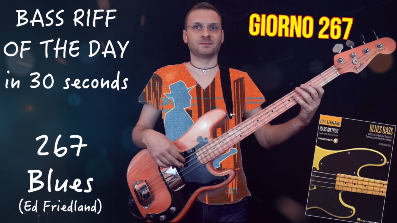Blues Ed Friedland Bass Riff of the day in 30sec D#267 - YouTube