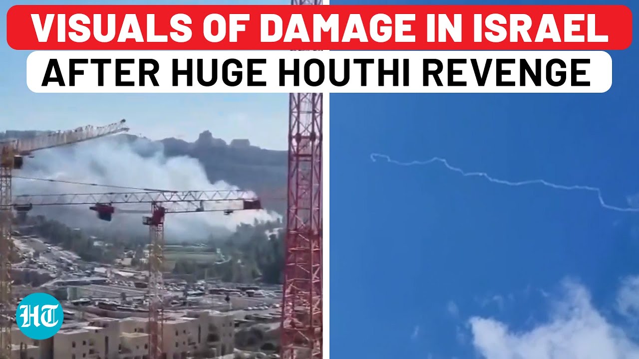 Houthi Revenge Enters Day 3: New Missile Attack Sparks Panic In Israel; Viral Video Shows Damage
