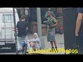 Justine Bieber bikes around West Village after Bar Pitti lunch with Hailey