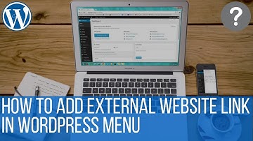 How to Add External Website Link (e.g Amazon store front) in WordPress Menu
