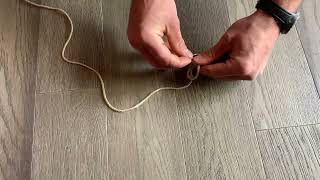 Tying On A Throw Weight- The Anchor Hitch