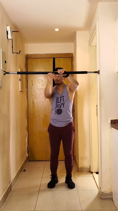 Decathlon Pull Up bar lower position.