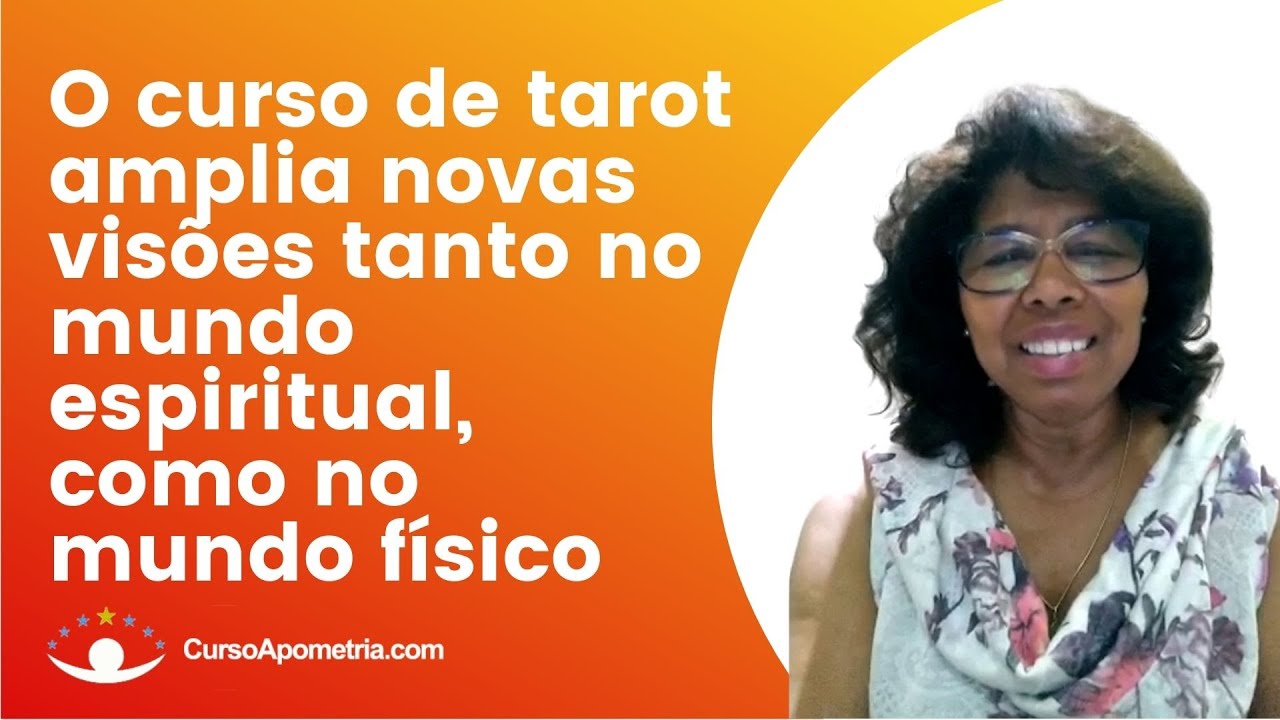 Thumbnail do depoimento: O curso de tarot amplia novas visões tanto no mundo espiritual, como no mundo físico
