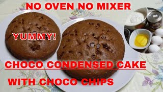 No oven mixer chocolate condensed cake simple and easy to make.
ingredients..1 can choco milk ,3 eggs , 2 tablespoon butter ,1
teaspoon baking p...
