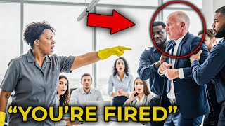 They Mocked the Cleaning Lady Until She Fired the CEO in the Boardroom, Left Everyone Speechless