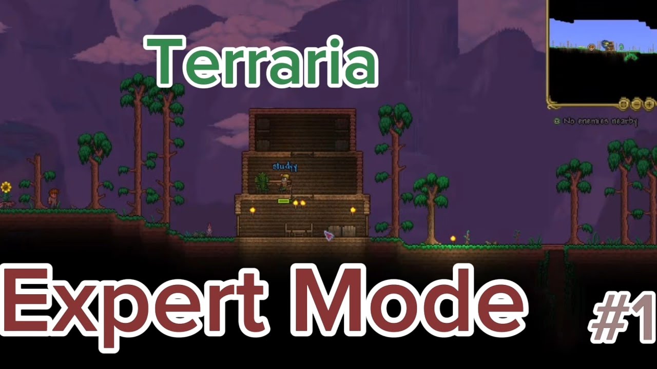PLAYING TERRARIA FOR THE FIRST TIME (EXPERT MODE) | EP 1 - YouTube