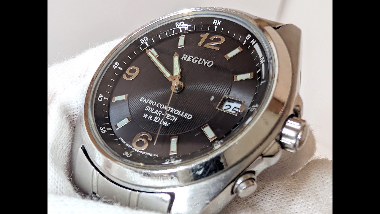 CITIZEN REGUNO H415-S057515 Radio Controlled SOLAR-TECH Watch 