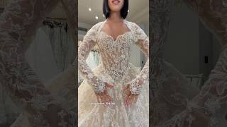 Nicole + Felicia Couture Style 168 Beaded, Lace, Modest Ballgown Wedding Dress