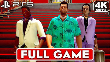 GTA VICE CITY Gameplay Walkthrough FULL GAME [4K 60FPS PS5] - No Commentary