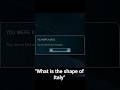 What is the shape of Italy #halo  #halomcc