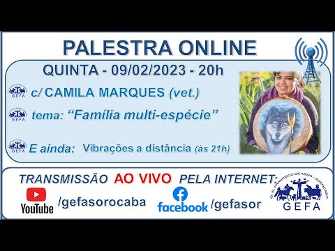 Assista: Palestra Online - c/ CAMILA MARQUES (09/02/2023)