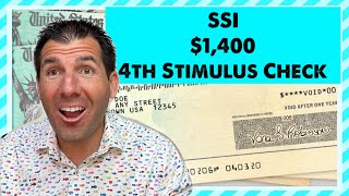 SSI $1,400 4th Stimulus Check Update - Supplemental Security Income