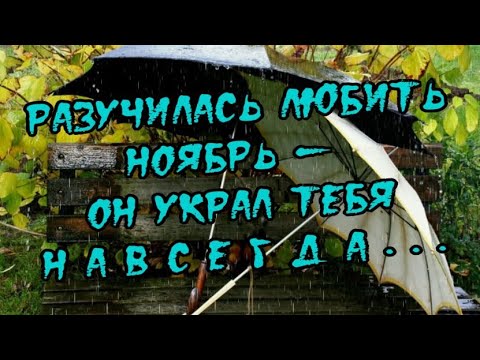 Разучилась любить НОЯБРЬ – он украл тебя НАВСЕГДА 🎶Музыкальный клип
