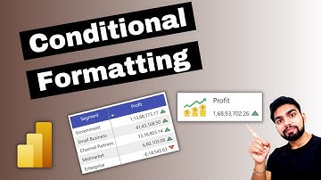 Conditional Formatting with Icons in Power BI | Conditional Formatting in KPIs and Tables