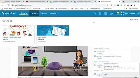Create a Schoology Sandbox Course