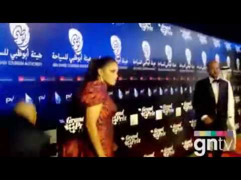 Janet @ The F1 Abu Dhabi Gala Dinner