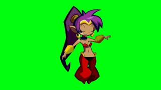 Shantae Green Screen #4. Shantae Dancing.