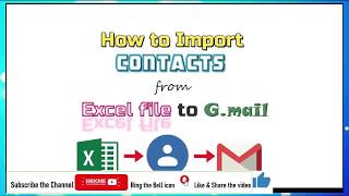 How to Import Contacts from excel to gmail screenshot 3